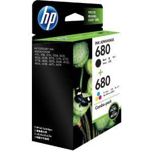 惠普（HP）680原装墨盒 适用hp 2138/2677/3636/3638/3838/3776/3777/3778/4678/5078/5088打印机 黑彩墨盒
